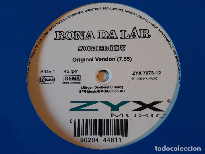 Discos de vinilo: Rona Da Lar - Somebody / B-Rotation - 1995 - Foto 1