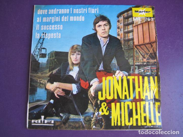 Discos de vinilo: JONATHAN & MICHELLE EP MARFER 1968 - il successo/ la risposta (dylan cover ) +2 - Foto 1