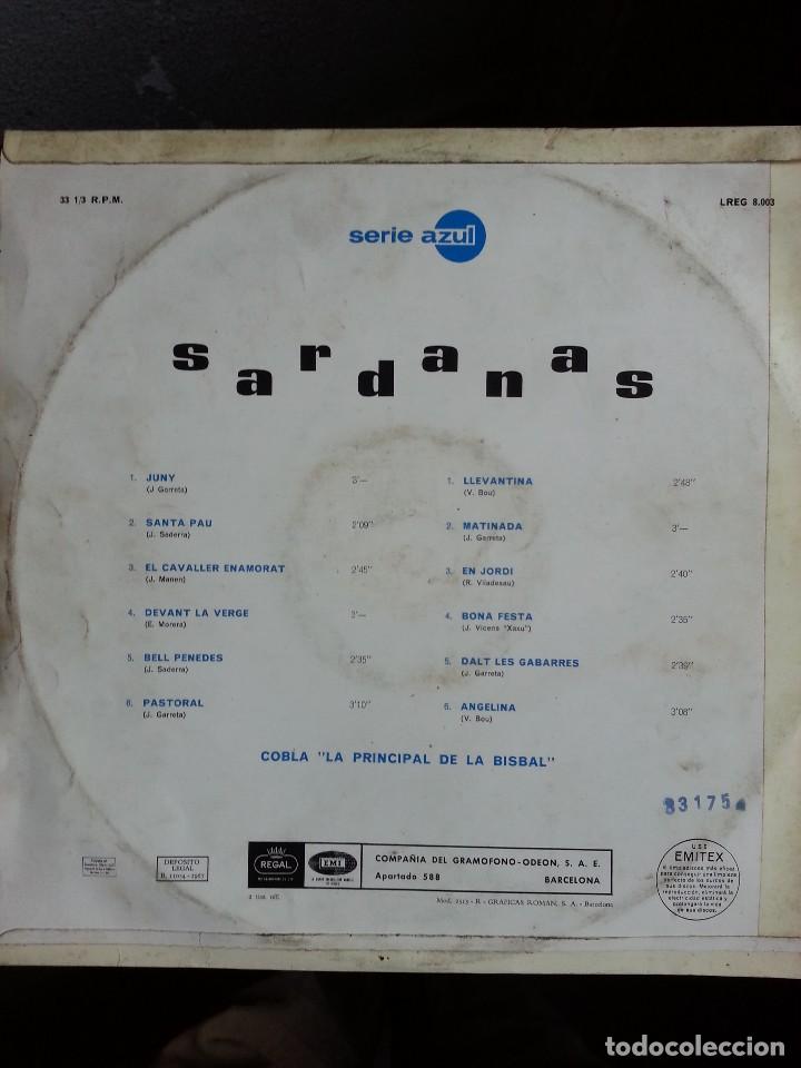 Discos de vinilo: SARDANAS - LA PRINCIPAL DE LA BISBAL . - Foto 2