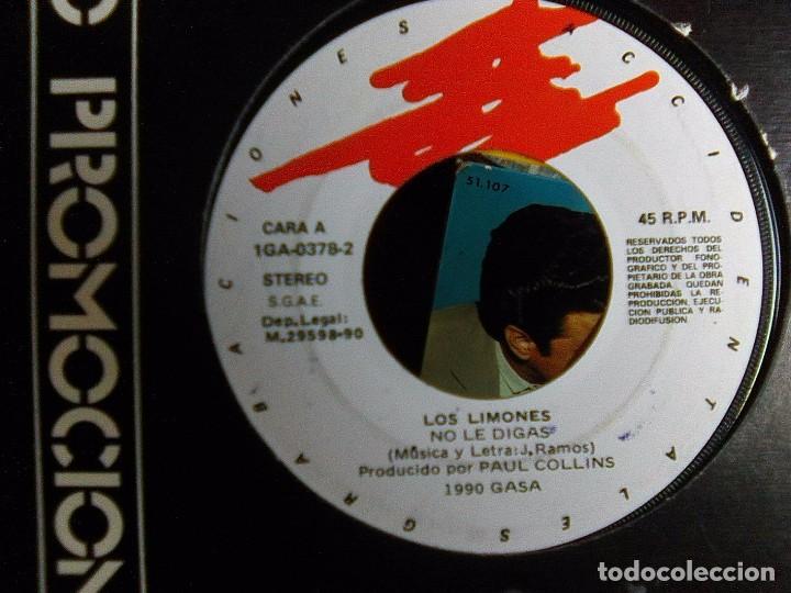 Discos de vinilo: Limones, Los - No le digas + 1 (Gasa, 1990) - Foto 1