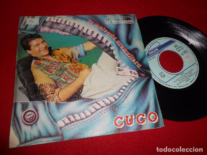 Discos de vinilo: CUCO LA MALVADA CREMALLERA/EL MOSCARDON SINGLE 7 1987 PHILIPS - Foto 1