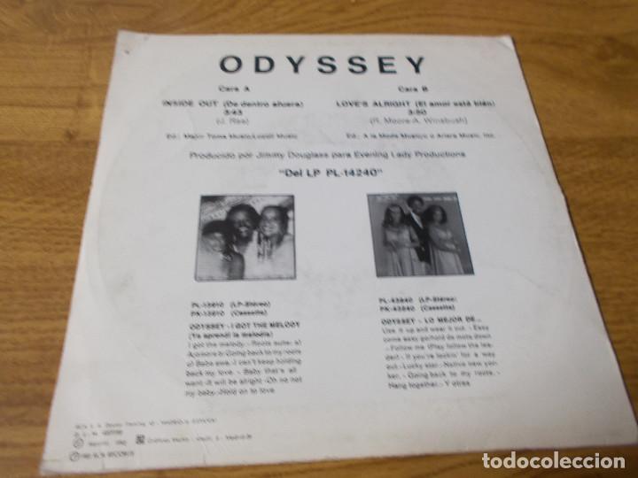 Discos de vinilo: ODYSSEY. INSIDE OUT. LOVE&acute;S ALRIGHT. - Foto 2