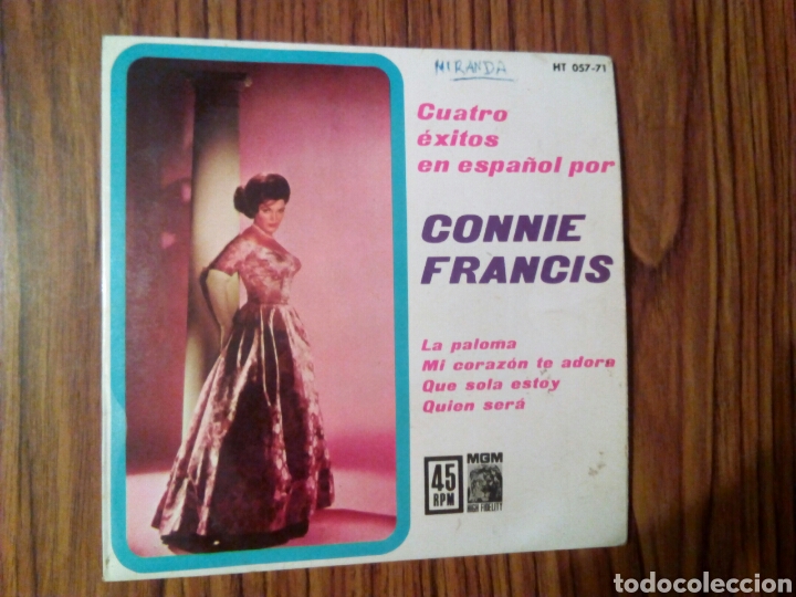 Discos de vinilo: Connnie Francis. EP. 4 exitos en espa&ntilde;ol. 1962. - Foto 1