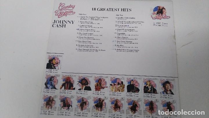 Discos de vinilo: antiguo disco de 10 exitos de johnny cash - Foto 2