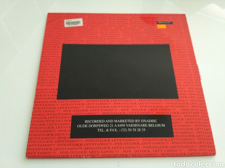 Discos de vinilo: Ottorongo&nbsp;-&nbsp;Five Oclock...My Ass,Lets Tango !!! (Three O Clock Remixes) - Foto 2
