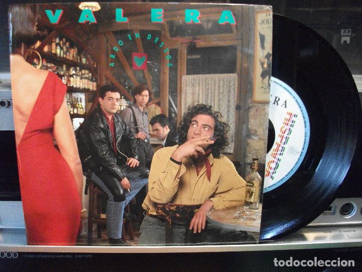 Discos de vinilo: VALERA - ARDO EN DESEOS - SINGLE PROMO HISPAVOX 1992 NUEVO&iexcl;&iexcl; - Foto 1