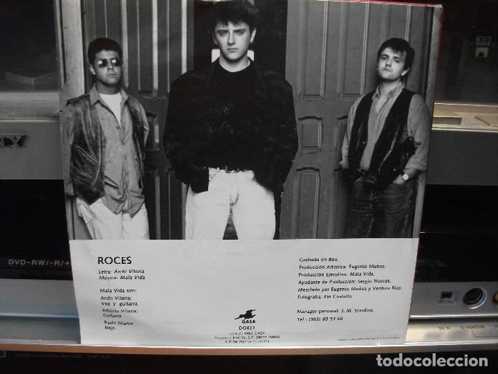Discos de vinilo: MALA VIDA / ROCES (SINGLE PROMO 1993) - Foto 2