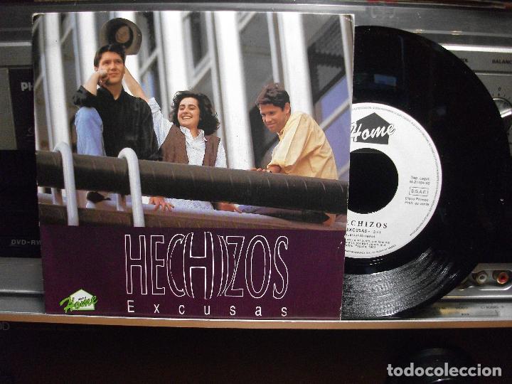 Discos de vinilo: HECHIZOS / EXCUSAS ( SINGLE PROMO 1992) - Foto 1