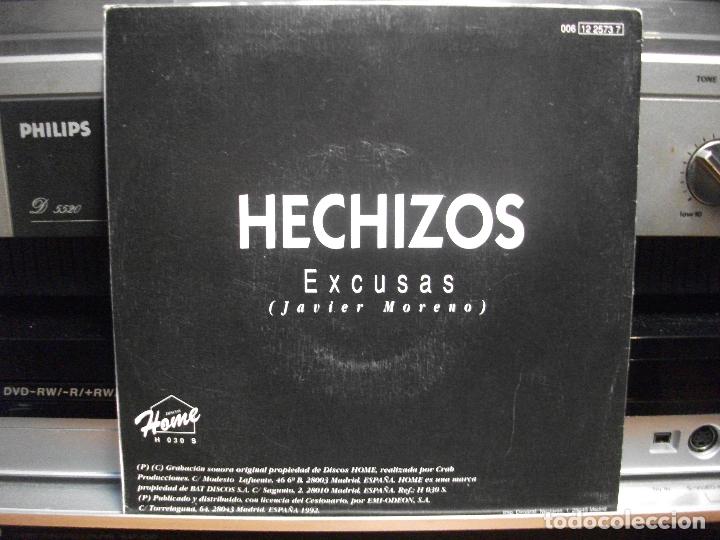 Discos de vinilo: HECHIZOS / EXCUSAS ( SINGLE PROMO 1992) - Foto 2