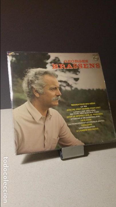 Discos de vinilo: GEORGE BRASSENS Y CHARLES AZNAVOUR LPS - Foto 1