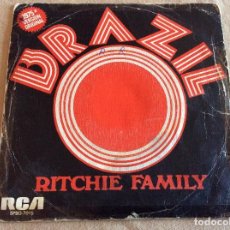Discos de vinilo: THE RITCHIE FAMILY - BRAZIL / HOT TRIP. 1975. Lote 102775959