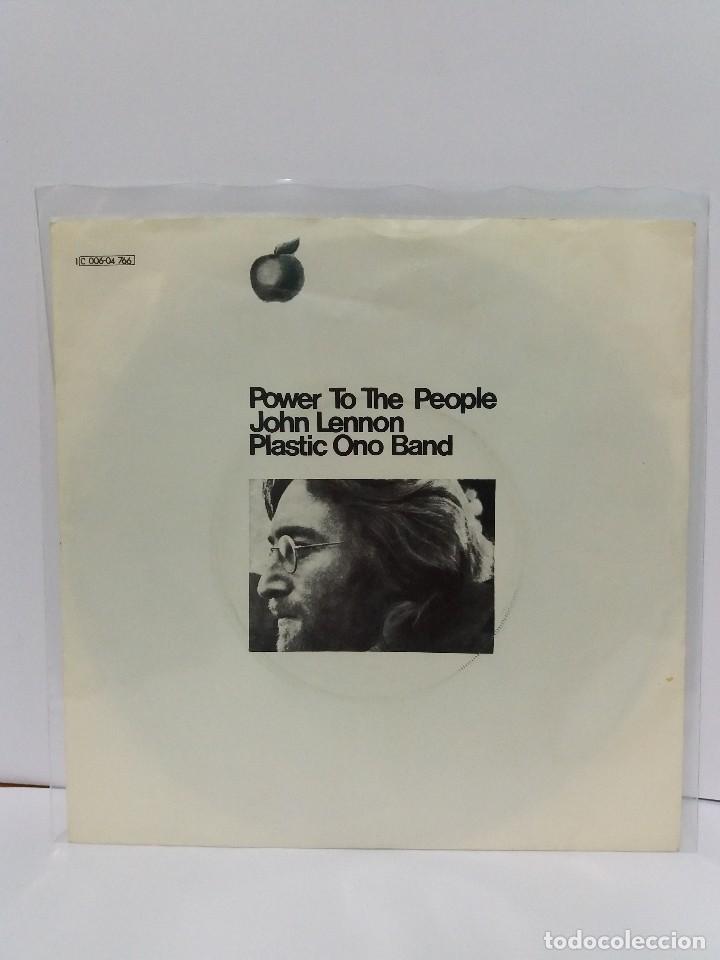 Discos de vinilo: SINGLE *JOHN LENNON*POWER TO THE PEOPLE*COVER/ NEAR MINT*SINGLE / EXCELLENT/NEAR MINT*1971*GERMANY