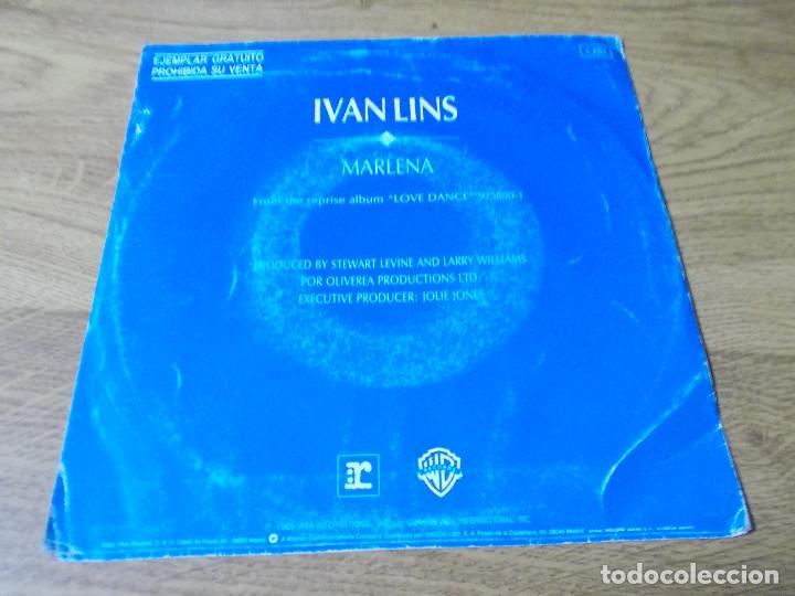 Discos de vinilo: IVAN LINS. MARLENA. - Foto 2