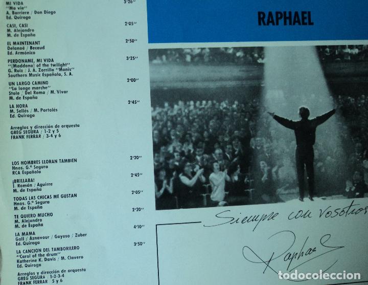Discos de vinilo: Raphael - Mi vida - Edici&oacute;n de 1965 de Espa&ntilde;a - Foto 3