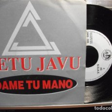 Discos de vinilo: CETU JAVU DAME TU MANO 1992 BLANCO Y NEGRO PROMO UNA CARA PEPETO. Lote 102841295