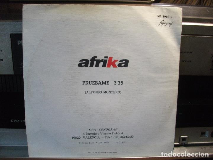 Discos de vinilo: AFRIKA (SIN) PRUEBAME A&Ntilde;O 1992 - Foto 2
