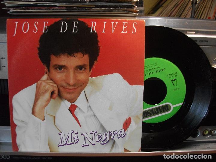 Discos de vinilo: SINGLE DE JOSE DE RIVES-MI NEGRA - Foto 1