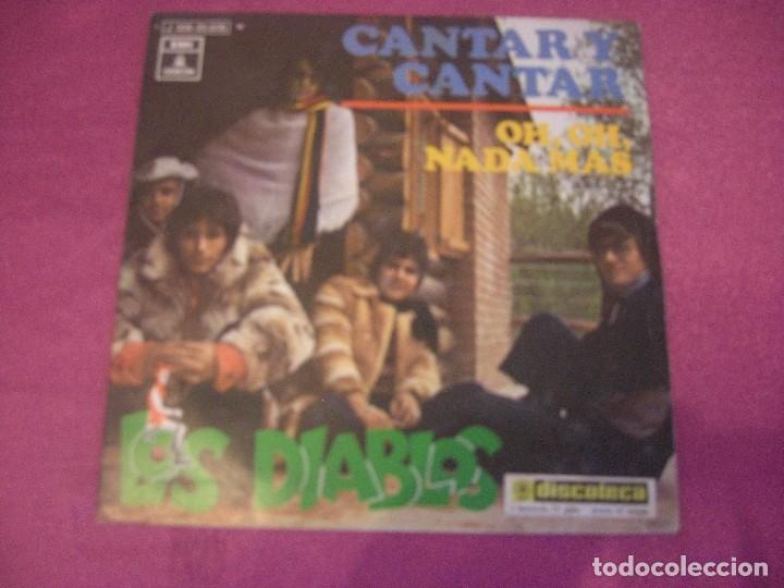 Discos de vinilo: LOS DIABLOS CANTAR Y CANTAR OH OH NADA MAS ...ODEON - Foto 2