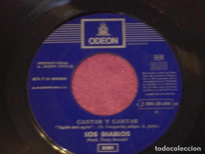 Discos de vinilo: LOS DIABLOS CANTAR Y CANTAR OH OH NADA MAS ...ODEON - Foto 5