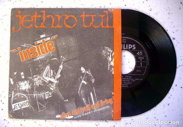 Discos de vinilo: EP. SINGLE . VINILO - JETHRO TULL . INSIDE .PHILIPS 1970 - Foto 1