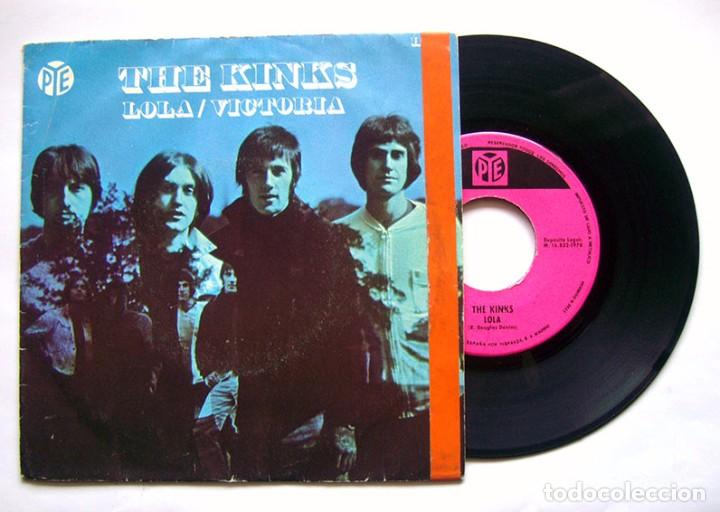 Discos de vinilo: EP. SINGLE . VINILO . THE KINKS . LOLA . HISPAVOX . 1970 - Foto 1
