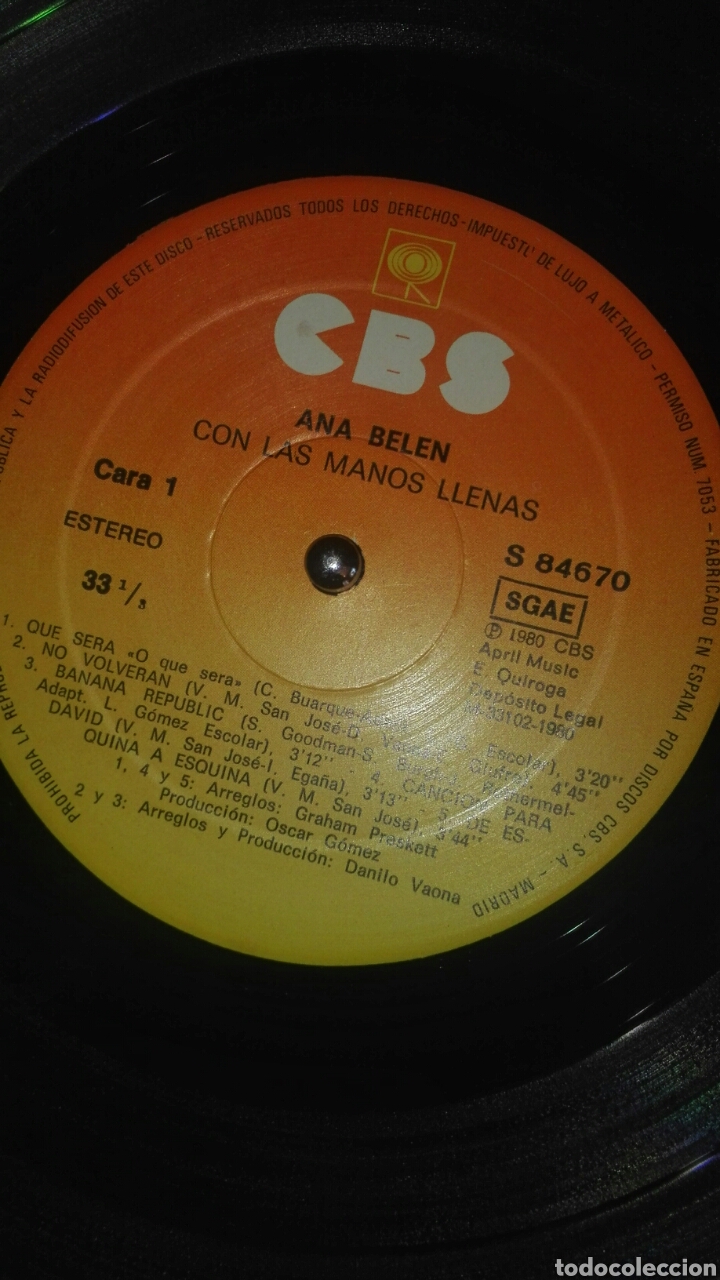 Discos de vinilo: Disco con error VICTOR MANUEL - Foto 2