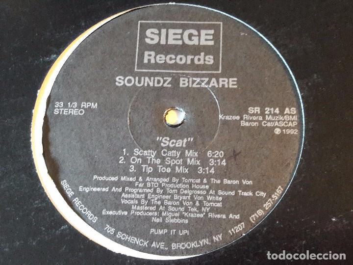 Discos de vinilo: Soundz Bizzare - Scat - 1992 - Foto 2