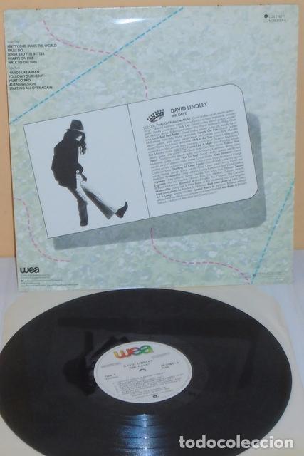 Discos de vinilo: DAVID LINDLEY - MR. DAVE W E A PROMOCIONAL - 1985 - Foto 2
