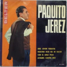 Discos de vinilo: PAQUITO JEREZ Y SU RITMO MODERNO. Lote 102950803