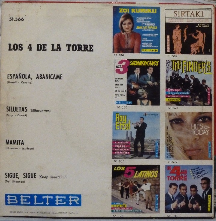 Discos de vinilo: LOS 4 DE LA TORRE - Foto 2