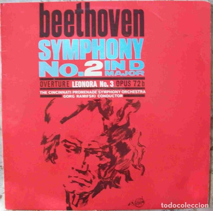 Discos de vinilo: Discos (Beethoven)  Sinfonia n&ordm; 2 - Foto 1