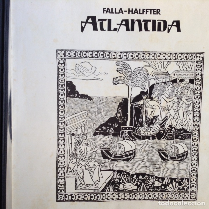 Discos de vinilo: Atl&aacute;ntida. Falla- Haffter. 2 LP m&aacute;s libreto - Foto 2