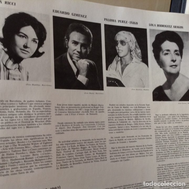 Discos de vinilo: Atl&aacute;ntida. Falla- Haffter. 2 LP m&aacute;s libreto - Foto 5