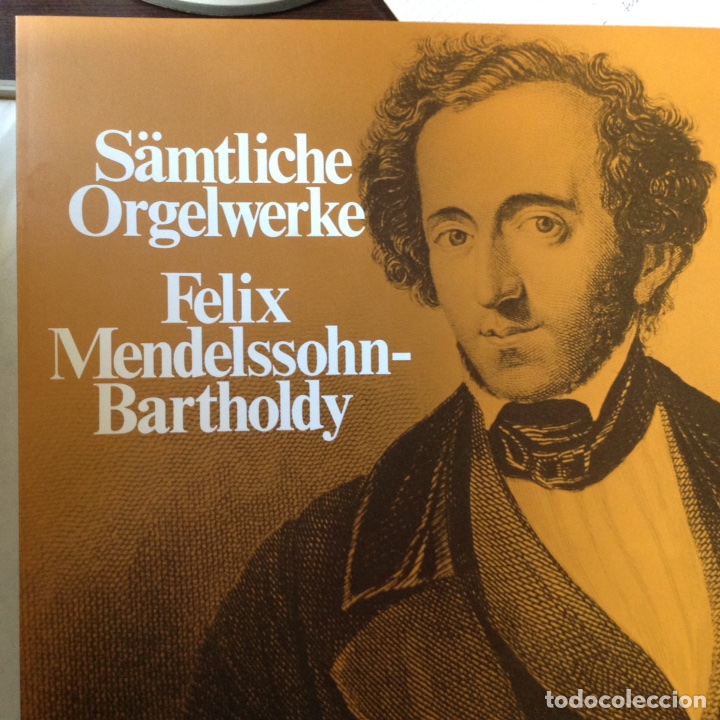 Discos de vinilo: S&auml;mtliche Orgelwerke. Mendelssohn - Foto 1