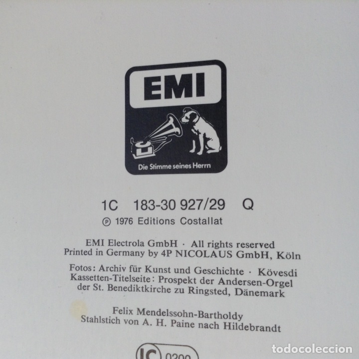 Discos de vinilo: S&auml;mtliche Orgelwerke. Mendelssohn - Foto 4