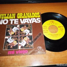 Discos de vinilo: JULIAN GRANADOS NO TE VAYAS / MI VIEJO SINGLE VINILO AÑO 1970 THE BRISKS LOS ANGELES AZULES