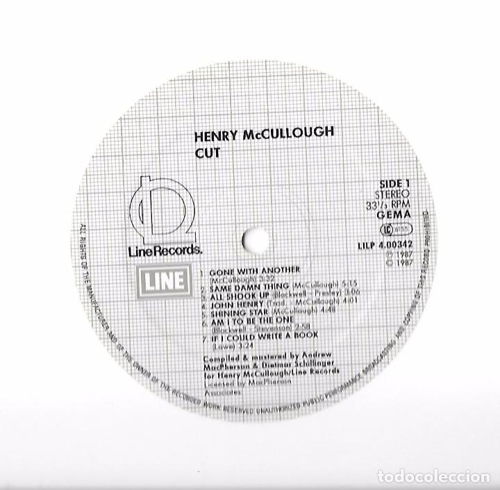 Discos de vinilo: HENRY McCULLOUGH (WINGS / SPOOKY TOOTH): CUT - Foto 3