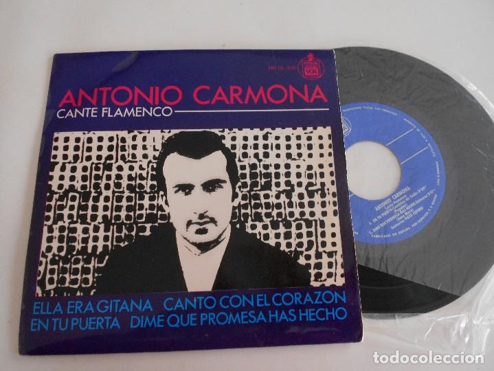 Discos de vinilo: ANTONIO CARMONA-EP ELLA ERA GITANA +3 - Foto 1