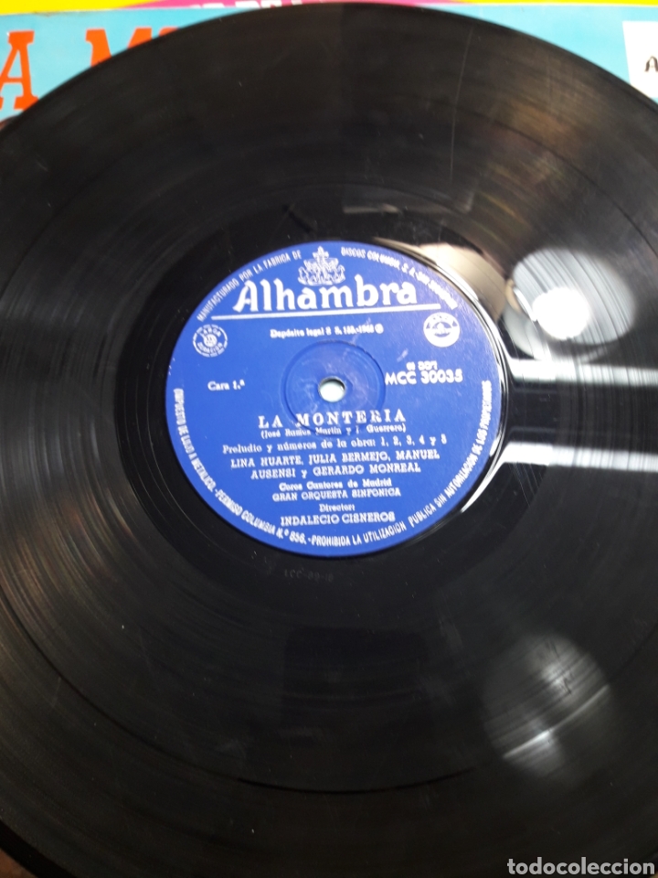 Discos de vinilo: LP La Monter&iacute;a 1963 - Foto 3