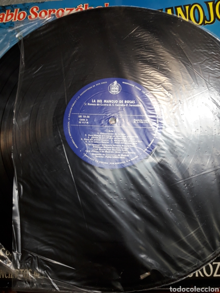 Discos de vinilo: LP La del Manojo de Rosas 1962 - Foto 3