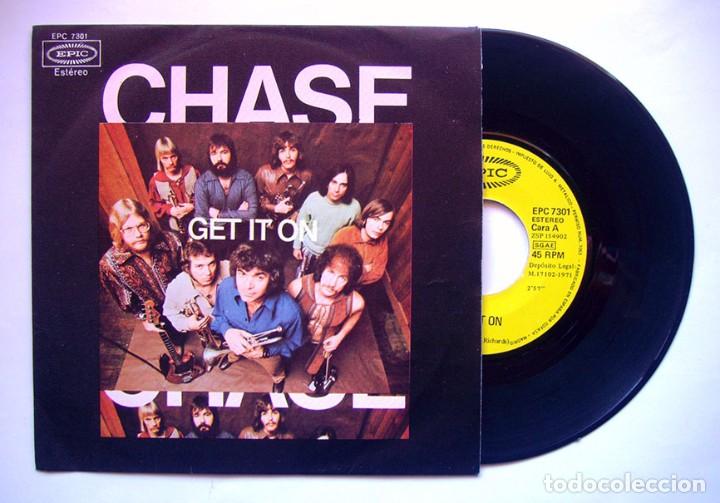 Discos de vinilo: EP. SINGLE . VINILO . CHASE . GET IT ON . EPIC. 1971 - Foto 1