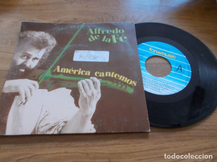 Discos de vinilo: ALFREDO DE LA F&Eacute;. AM&Eacute;RICA CANTEMOS. - Foto 1