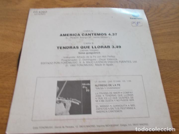 Discos de vinilo: ALFREDO DE LA F&Eacute;. AM&Eacute;RICA CANTEMOS. - Foto 2