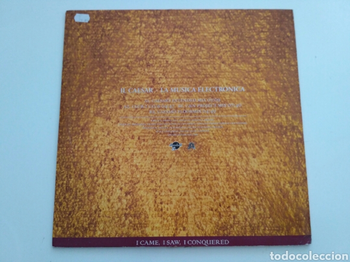 Discos de vinilo: Il Caesar - La Musica Electronica - Foto 2