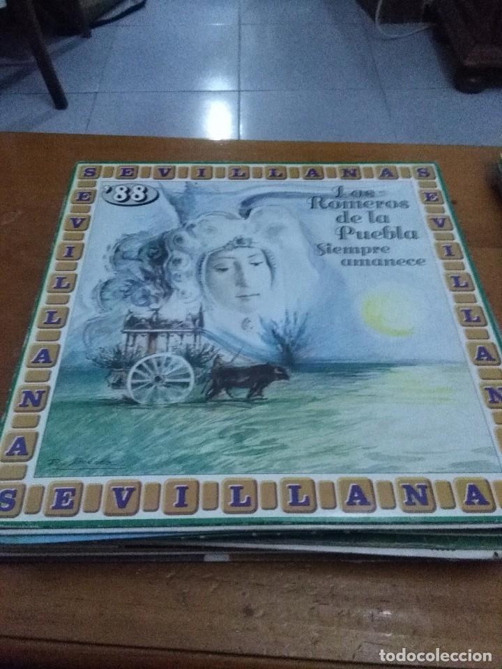 Discos de vinilo: LOS ROMEROS DE LA PUEBLA SIEMPRE AMANECE. C8V - Foto 1