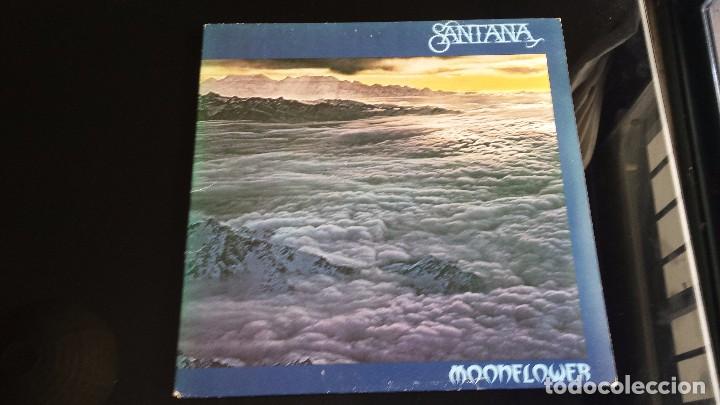 Discos de vinil: LP SANTANA: MOONFLOWER (DOBLE EN DIRECTO) (edic. UK 1977)
