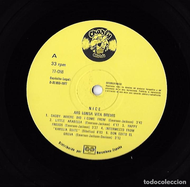 Discos de vinilo: NICE, THE (KEITH EMERSON): ARS LONGA VITA BREVIS - Foto 3