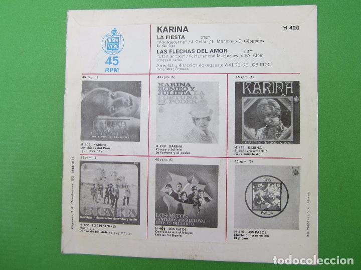 Discos de vinilo: karina , .la fiesta , las flechas del amor , 1968 - Foto 3