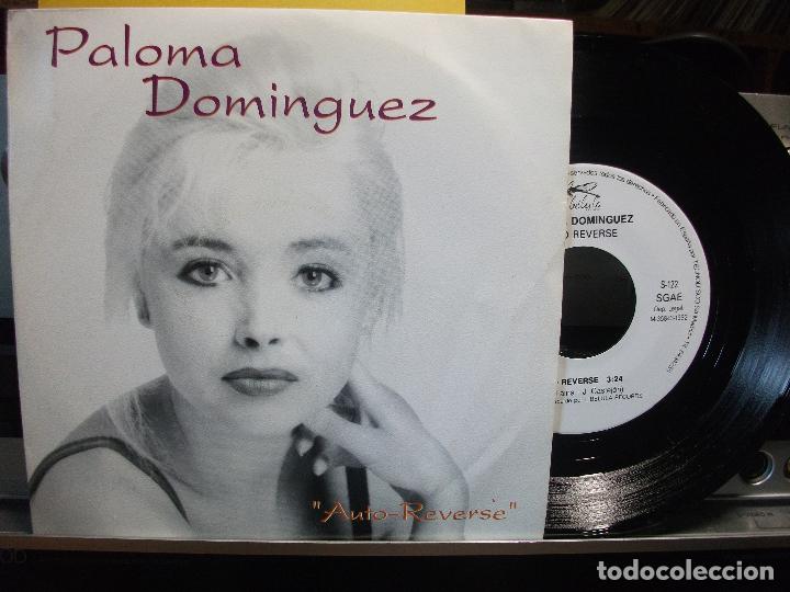 Discos de vinilo: PALOMA DOM&Iacute;NGUEZ. AUTO REVERSE. SINGLE / LIBELULA RECORDS - 1992 PEPETO - Foto 1
