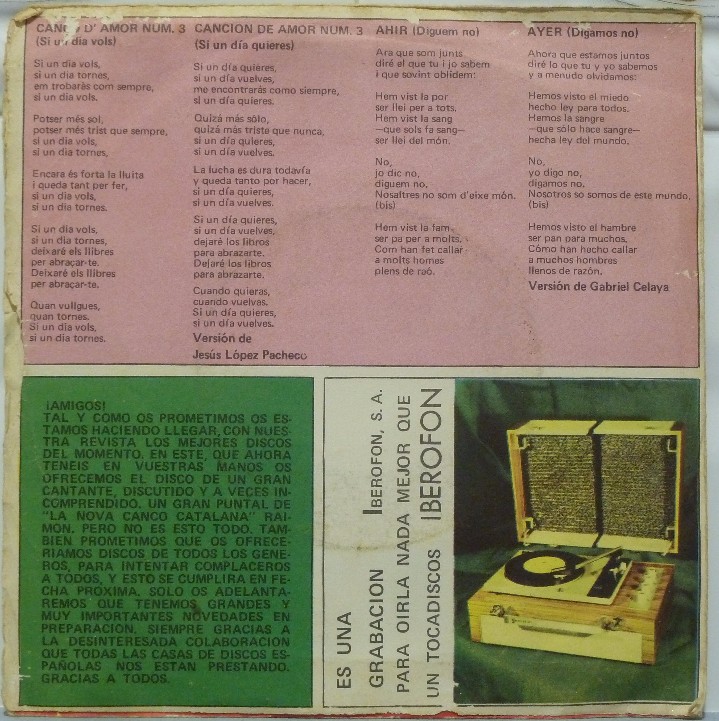 Discos de vinilo: RAIMON - Foto 2